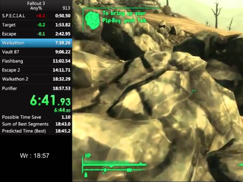 Speedrunner beats Fallout 3 under 15 minutes