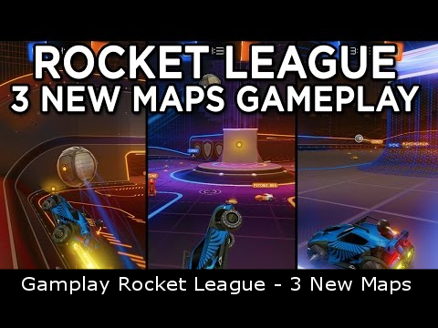 Gamplay Rocket League - 3 New Maps