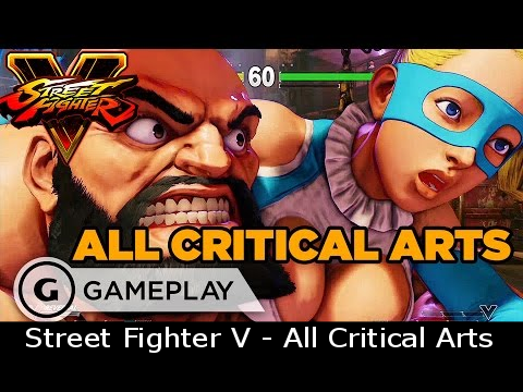 Street Fighter V - All Critical Arts