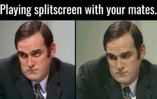 Split Screen Eyes