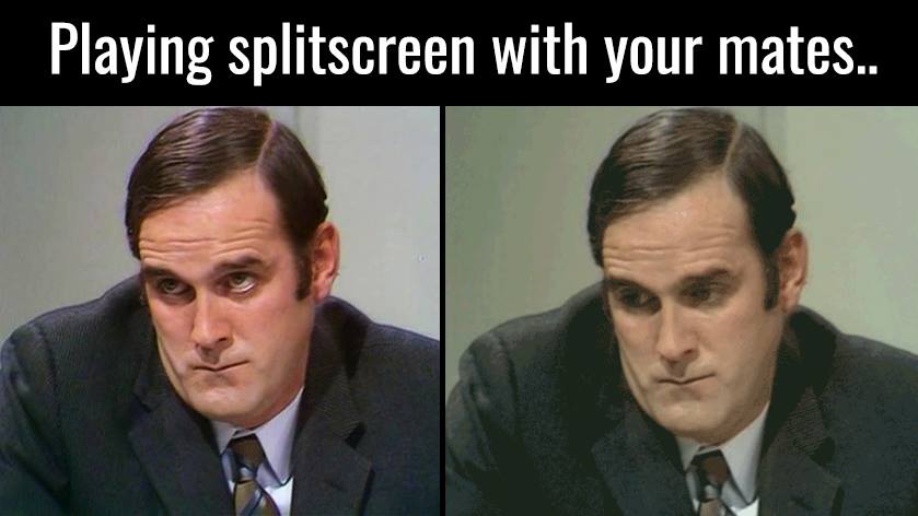 Split Screen Eyes